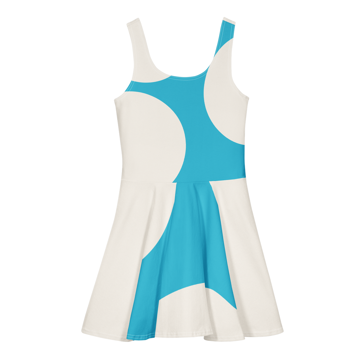 Moxi Blue Mushroom Cotton skater dress