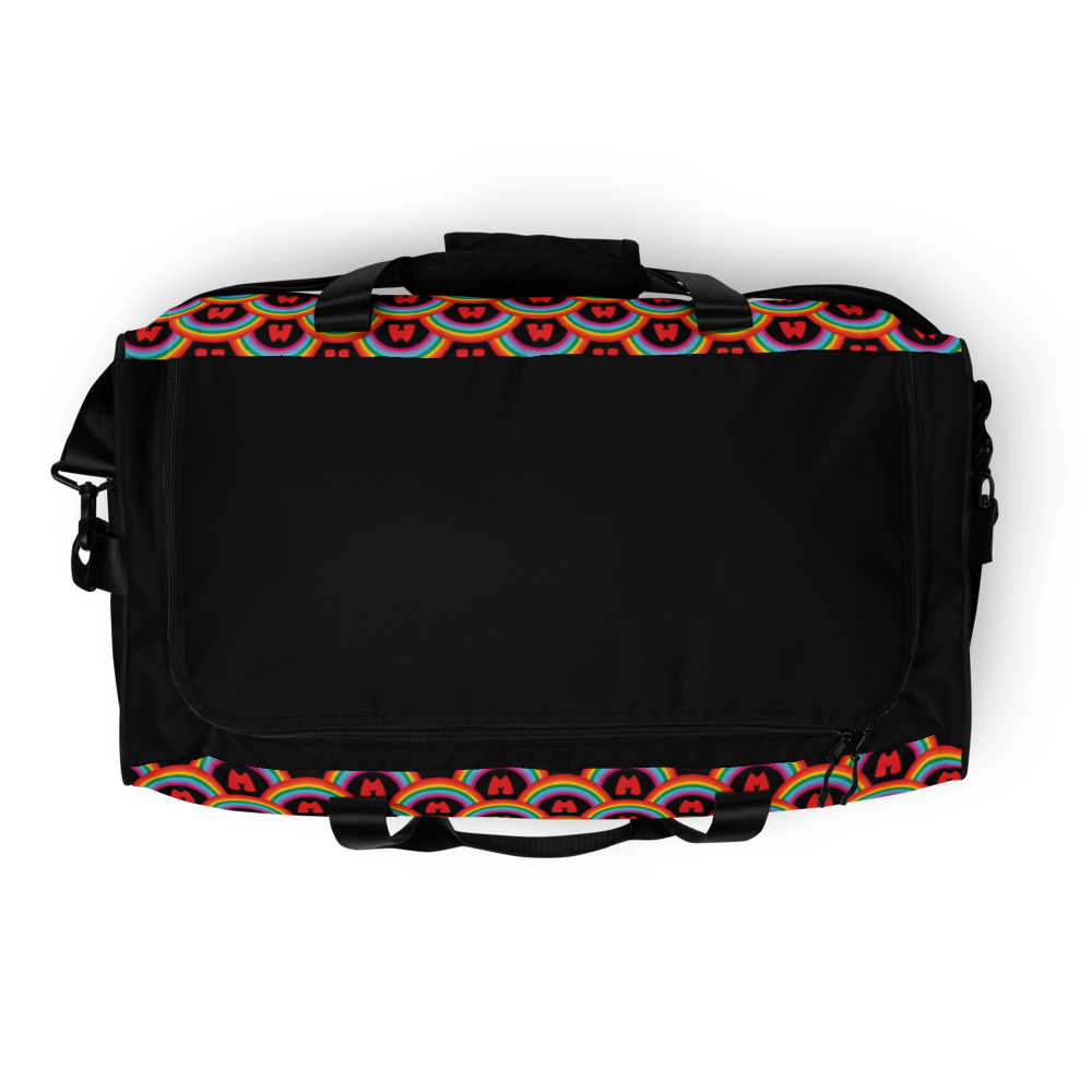 top Bright Side Duffle Bag rainbow pattern
