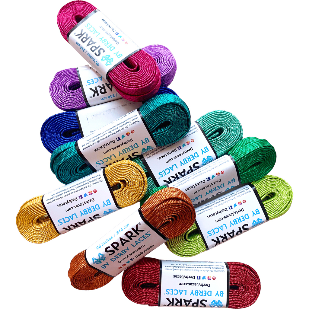 Spark Roller Skate Laces by Derby