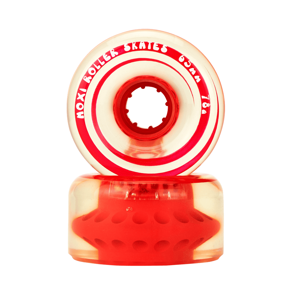 Poppy Red Moxi Gummy Wheels (4-Pack)