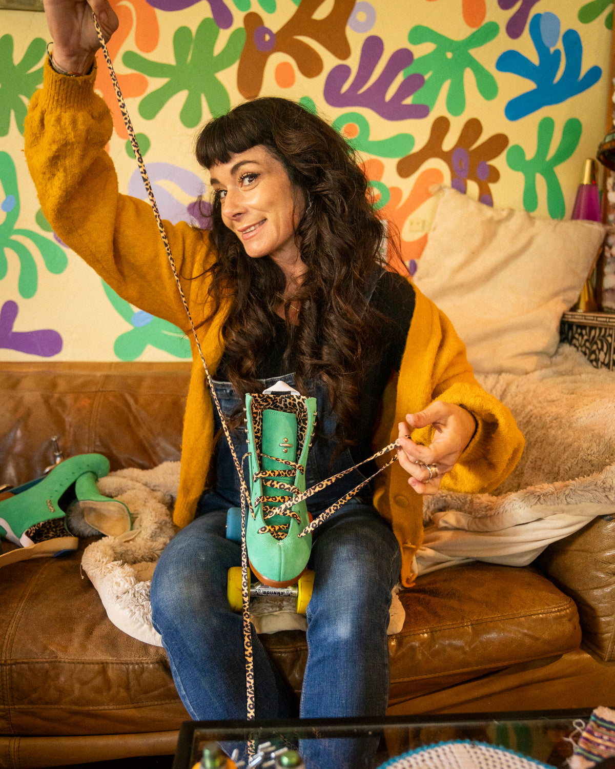 Moxi x Bent Weird artist collaboration roller skate collection
