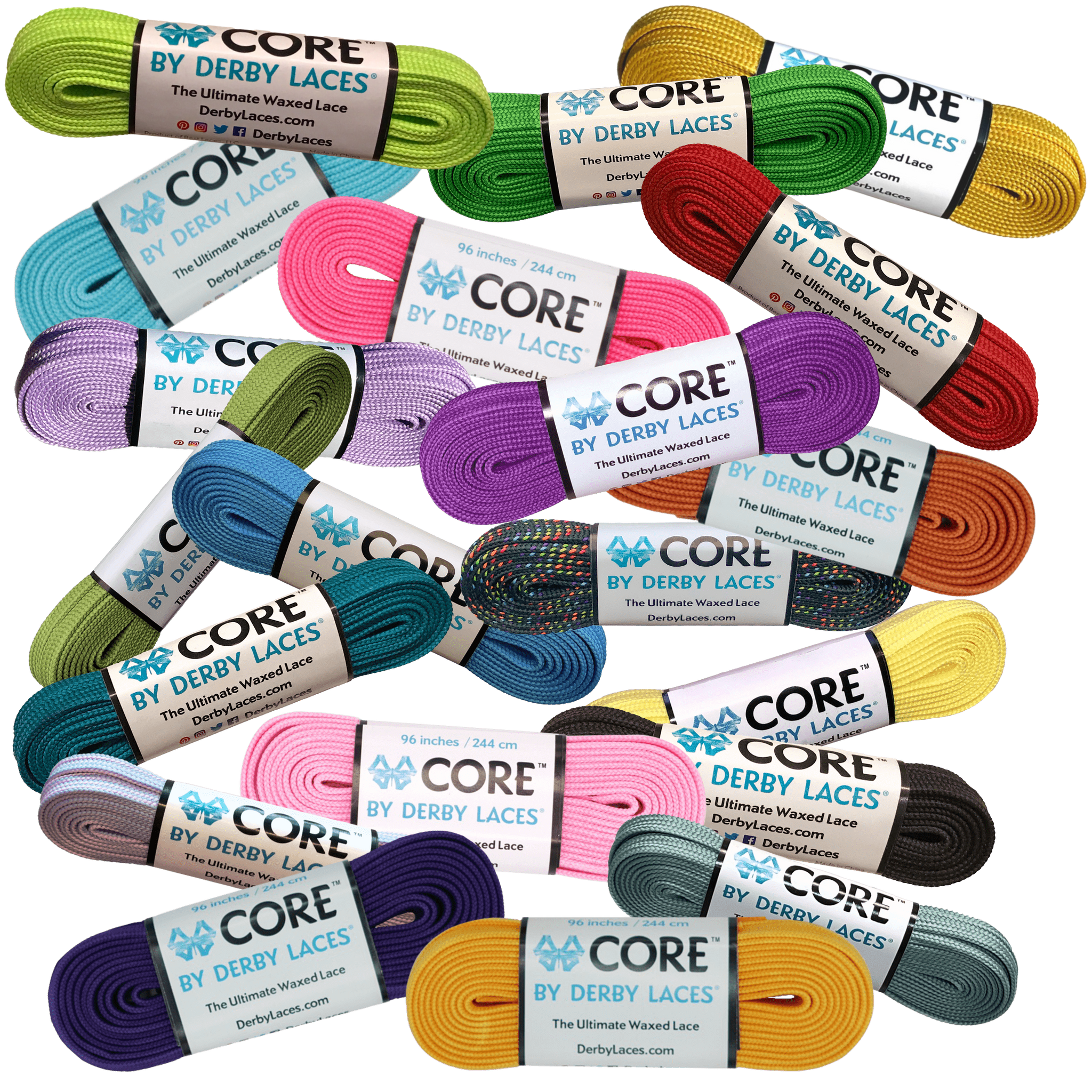 CORE SQUEEZE（コアスクイーズ） Core Roller Skate Laces by Derby – Moxi Shop