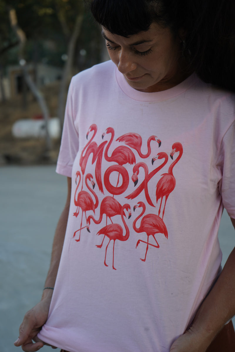 Moxi Flamingo Roller Skate T-Shirt