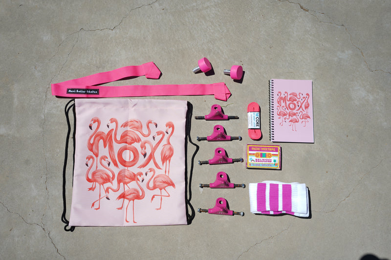 Moxi Flamingo Drawstring bag