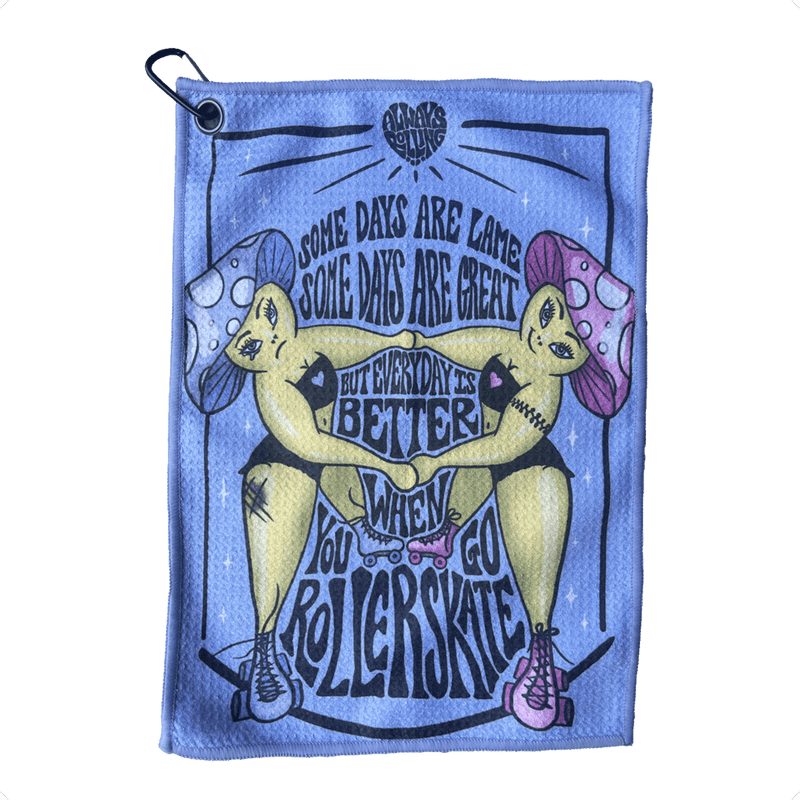Always Rolling - Sweat Towels with Carabiner