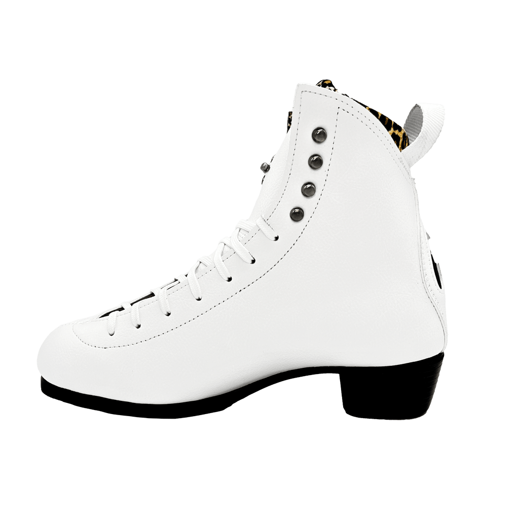 Jack 1 - Vegan White (Boot Only, Leopard Lining)