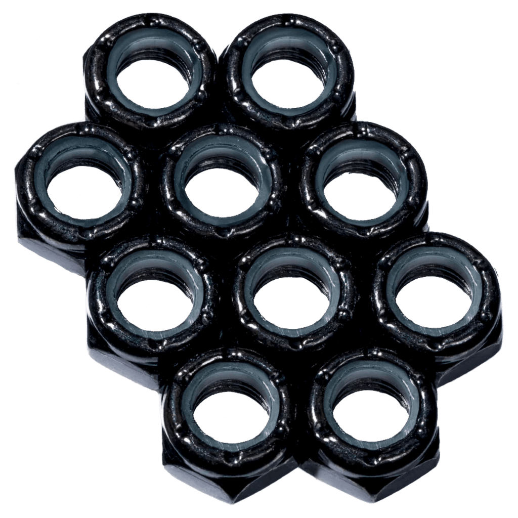 Black Defiant Upgrades Colored Axle Nuts