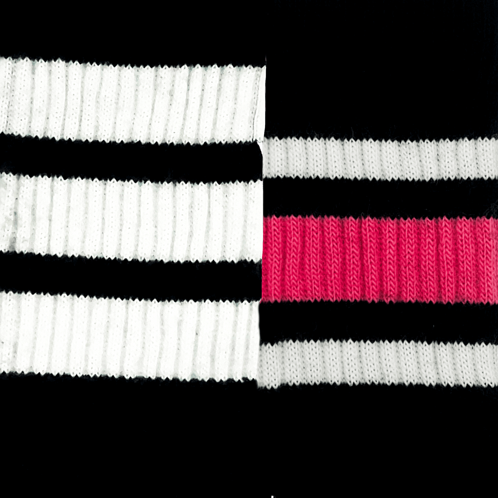 14-Inch Skater Socks - Black Tube Sock