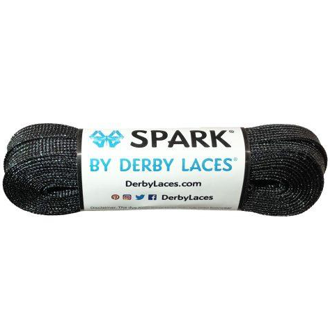 Black Spark Roller Skate Laces by Derby
