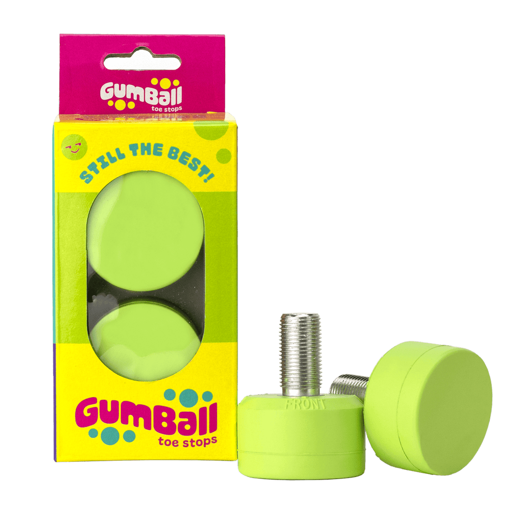 Lime Gumball Toe Stops