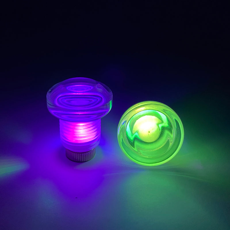 Light Up Clear Rainbow Jammerz - Light Up Jam Plugs
