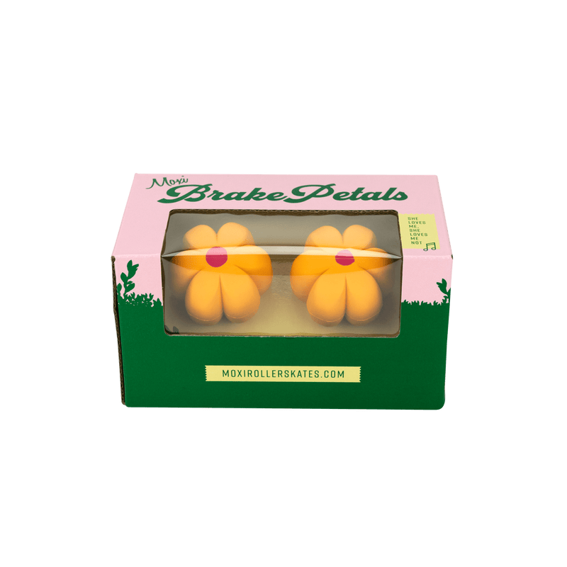 yellow Brake Petals Toe Stops
