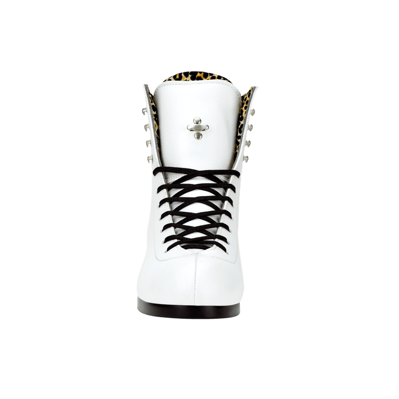 Vegan Jack 1 (White, Boot Only, Leopard Lining)