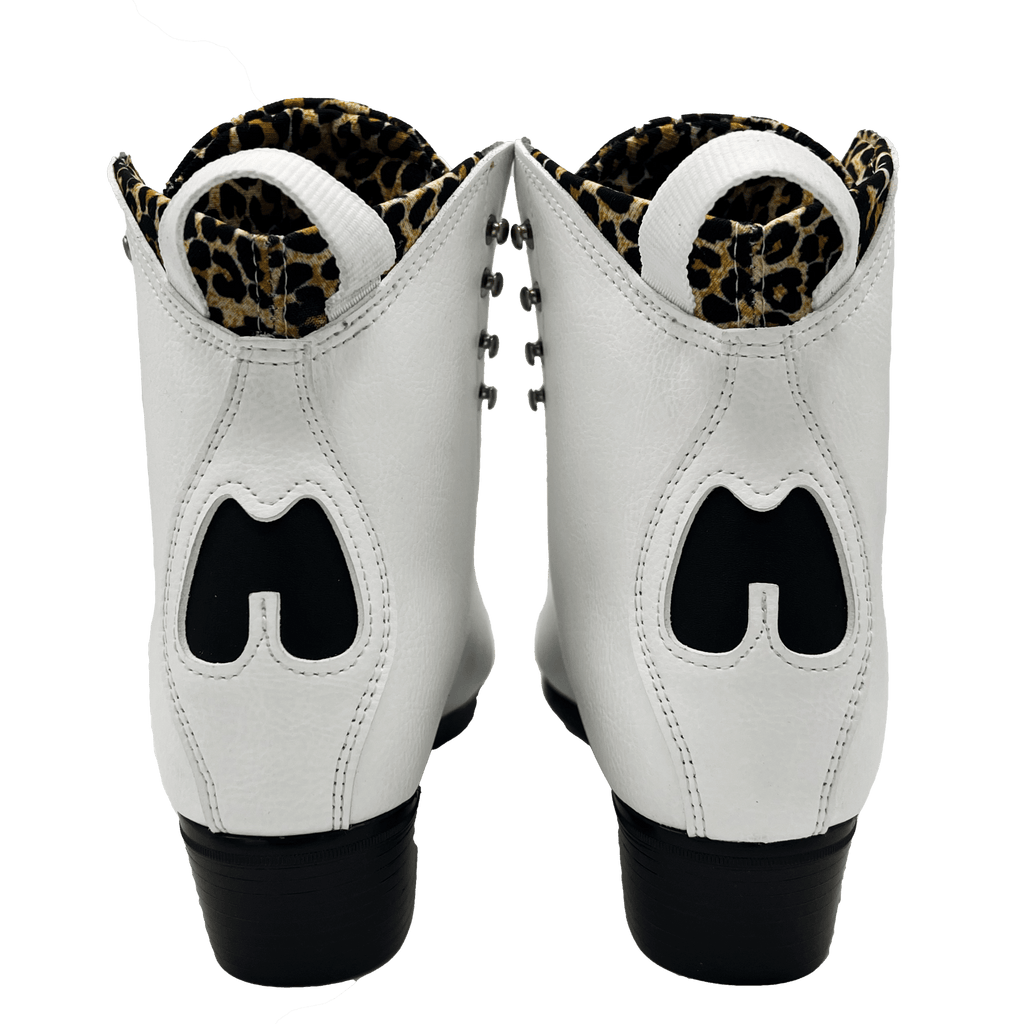 Vegan Jack 1 (White Backstay, Leopard Lining)