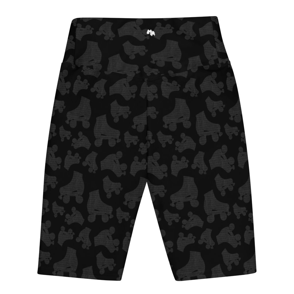 Skate Biker Shorts (Black) back.