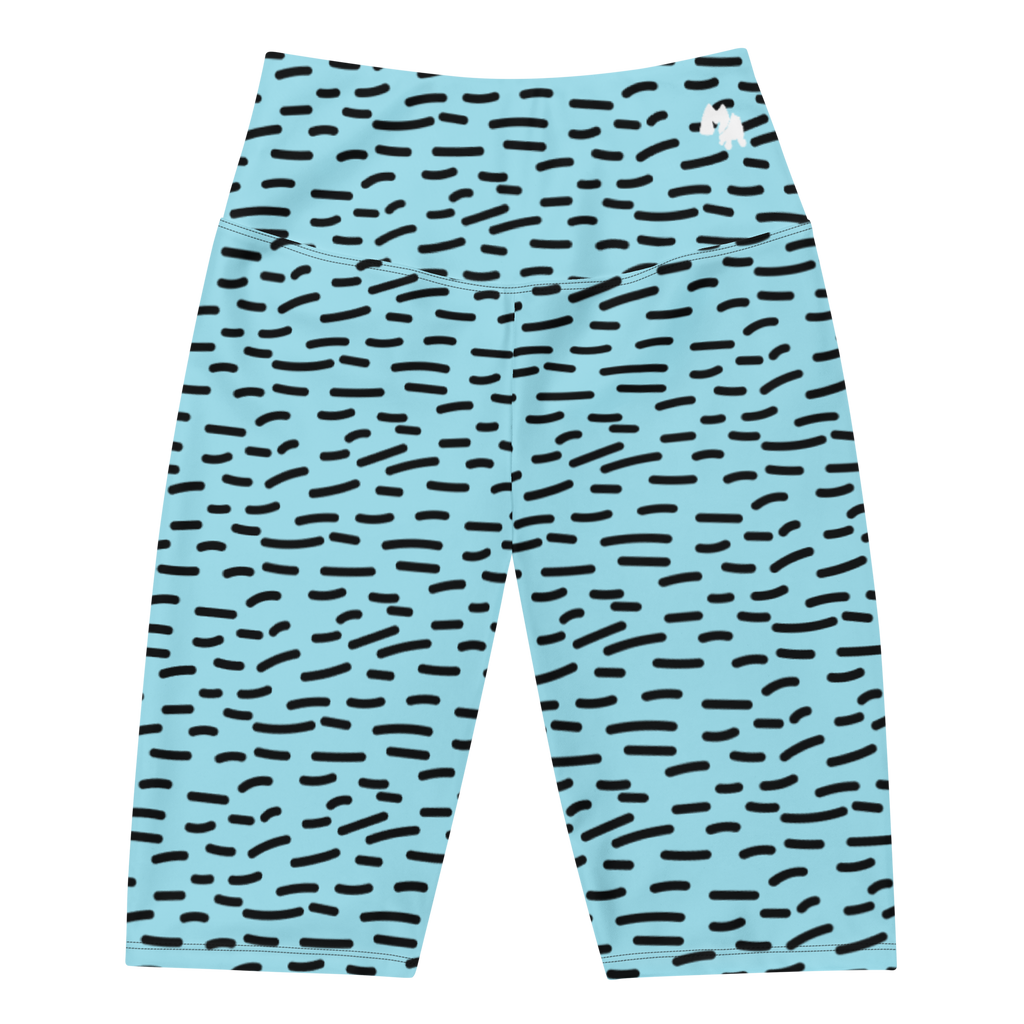 A Dash of 90’s Biker Shorts (Aqua Blast) front