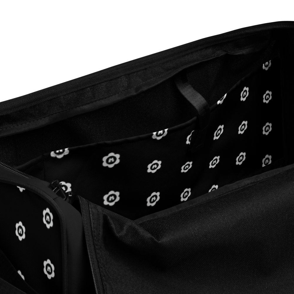 inside of Bloom Spring Skate-cation Duffle (Black)