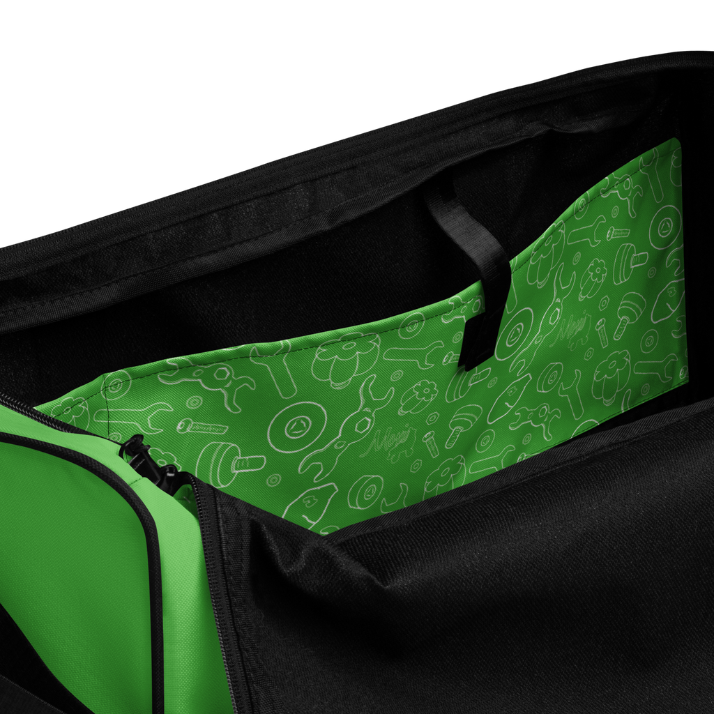 Green apple Skate-cation Duffle