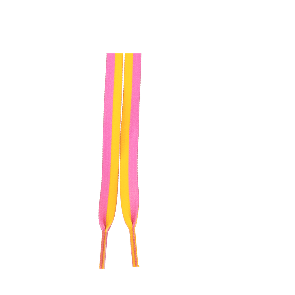 Criss Cross x Derby Laces pink and yellow