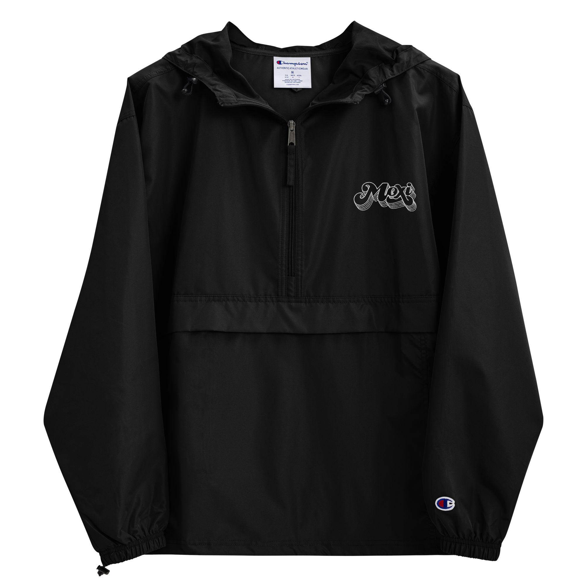 Moxi Champion Packable Jacket Black Moxi Shop
