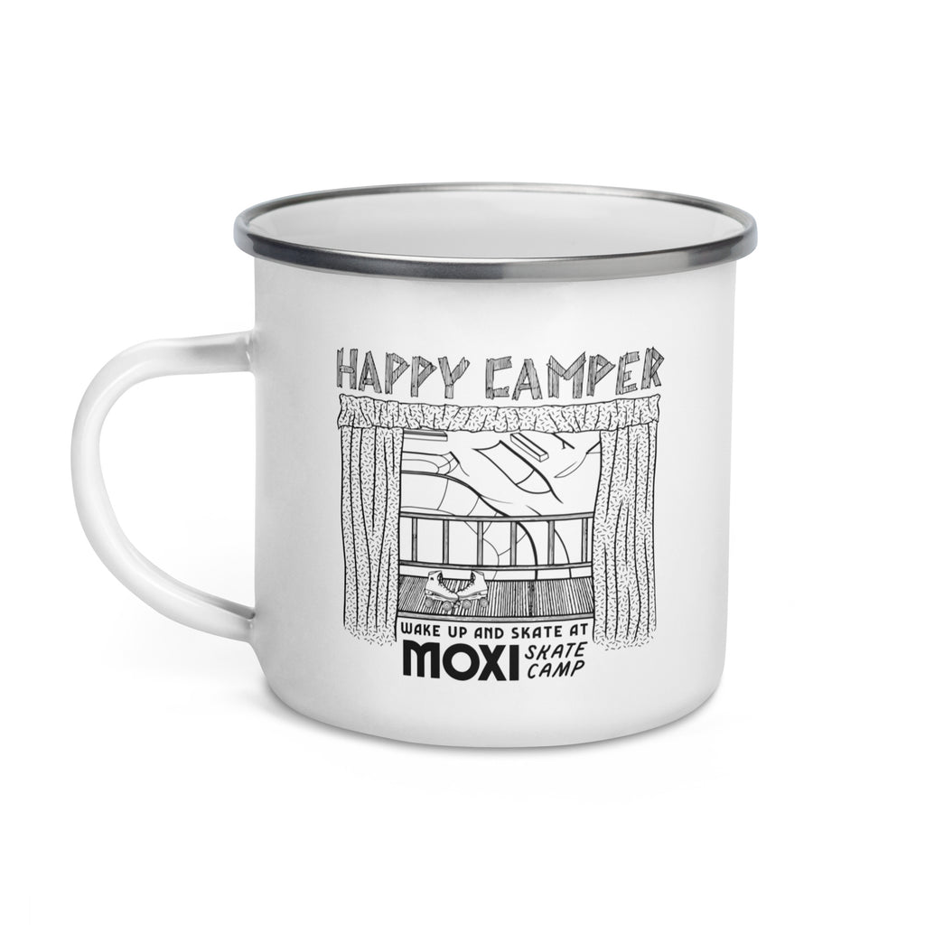Happy Camper Enamel 12oz Mug
