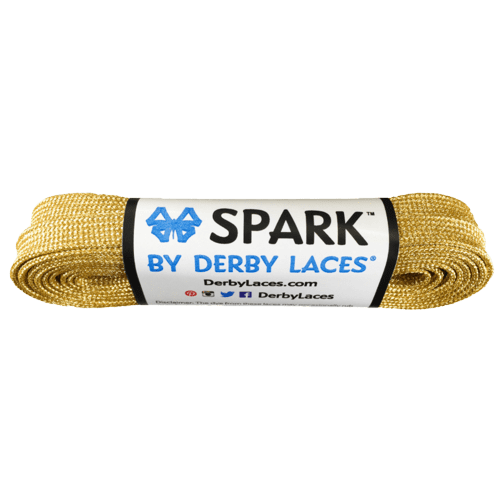 yellow Spark Roller Skate Laces by Derby