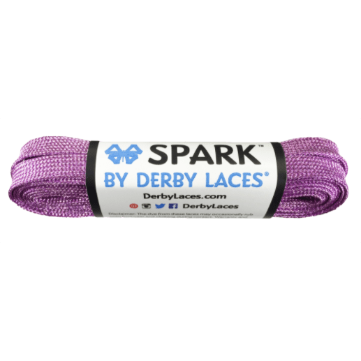 pink Spark Roller Skate Laces by Derby
