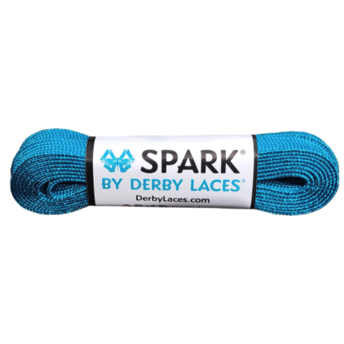 pool blue Spark Roller Skate Laces by Derby