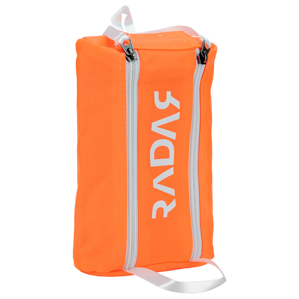 Orange Radar Wheelie Bag
