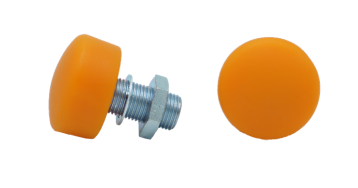 orange Rainbow Rider Replacement Toe Stops