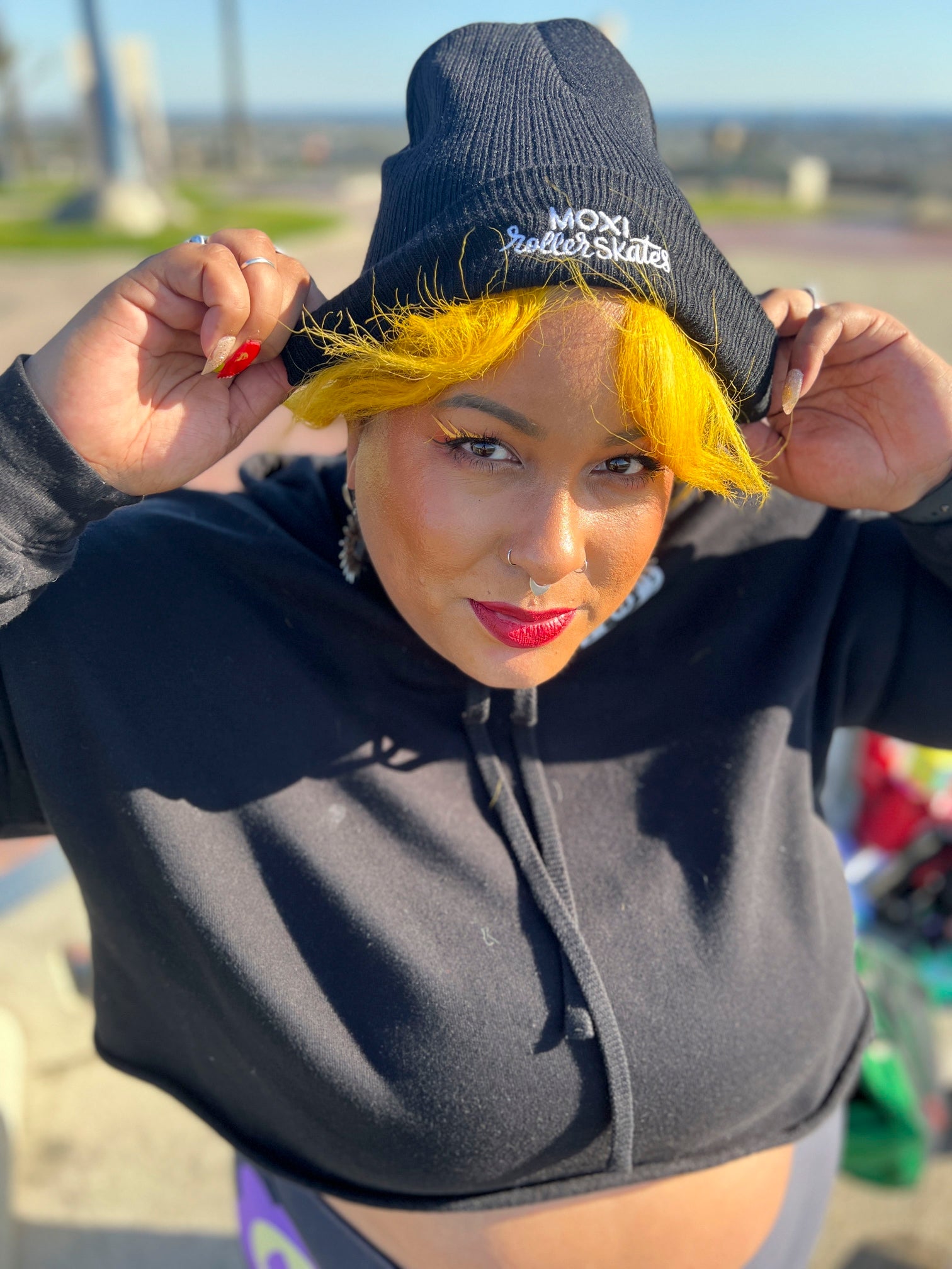 Skater beanie hats sales