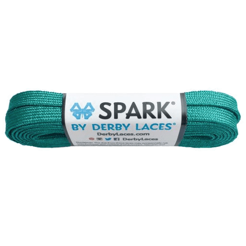blue Spark Roller Skate Laces by Derby